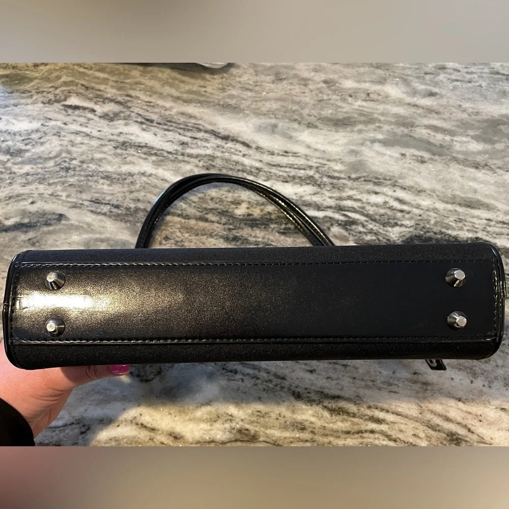 90s Inspired Black Shoulder Bag